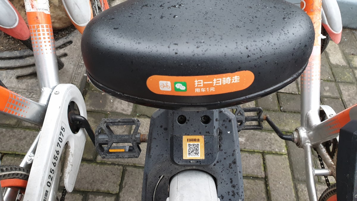 Fahrrad ausleihen mit WeChat
