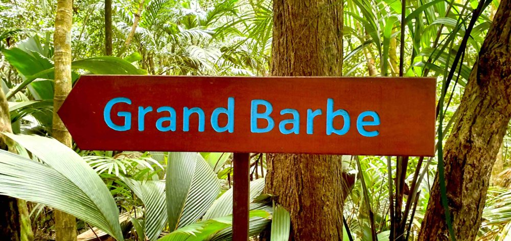 Beschilderung Grand Barbe